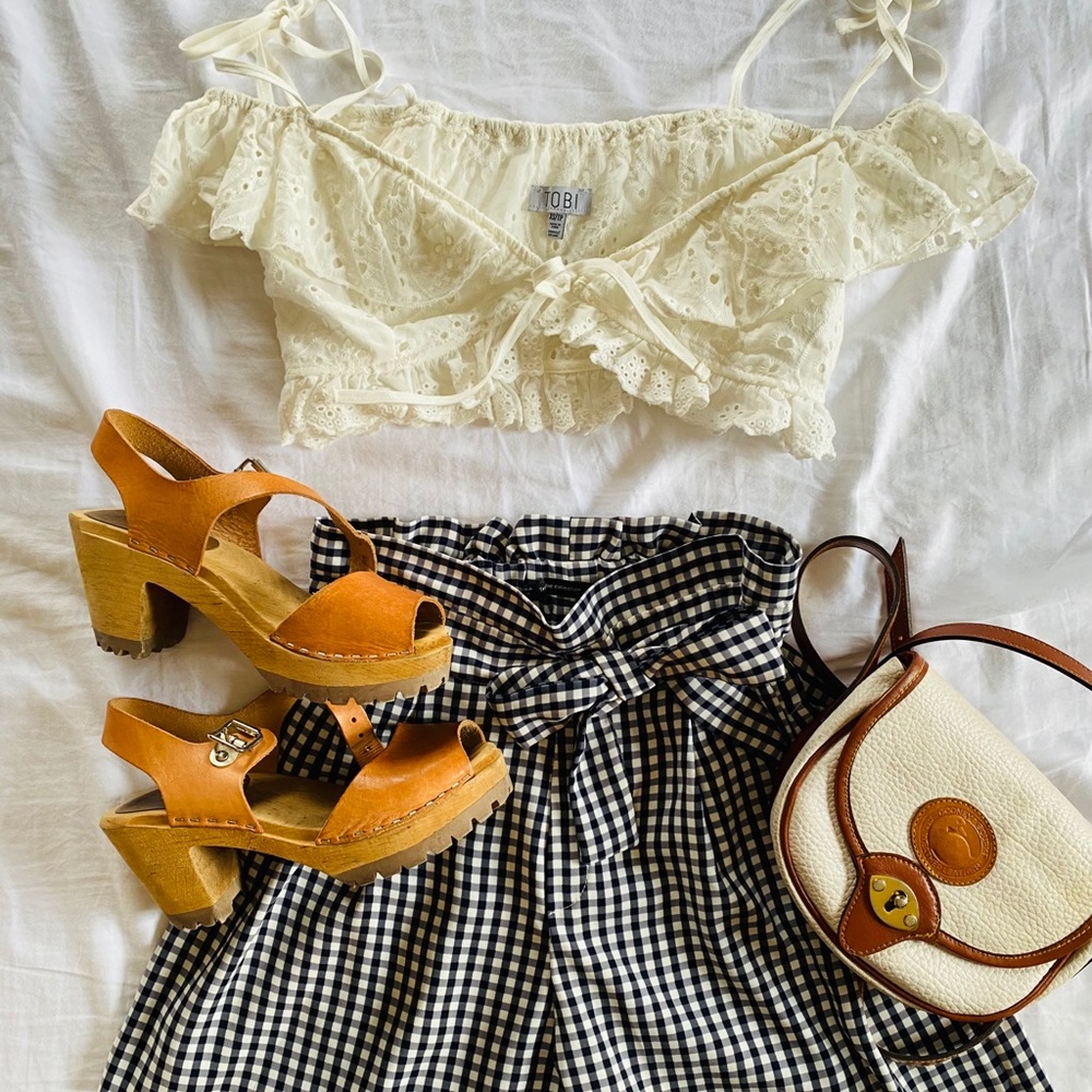 Zara Gingham Pants